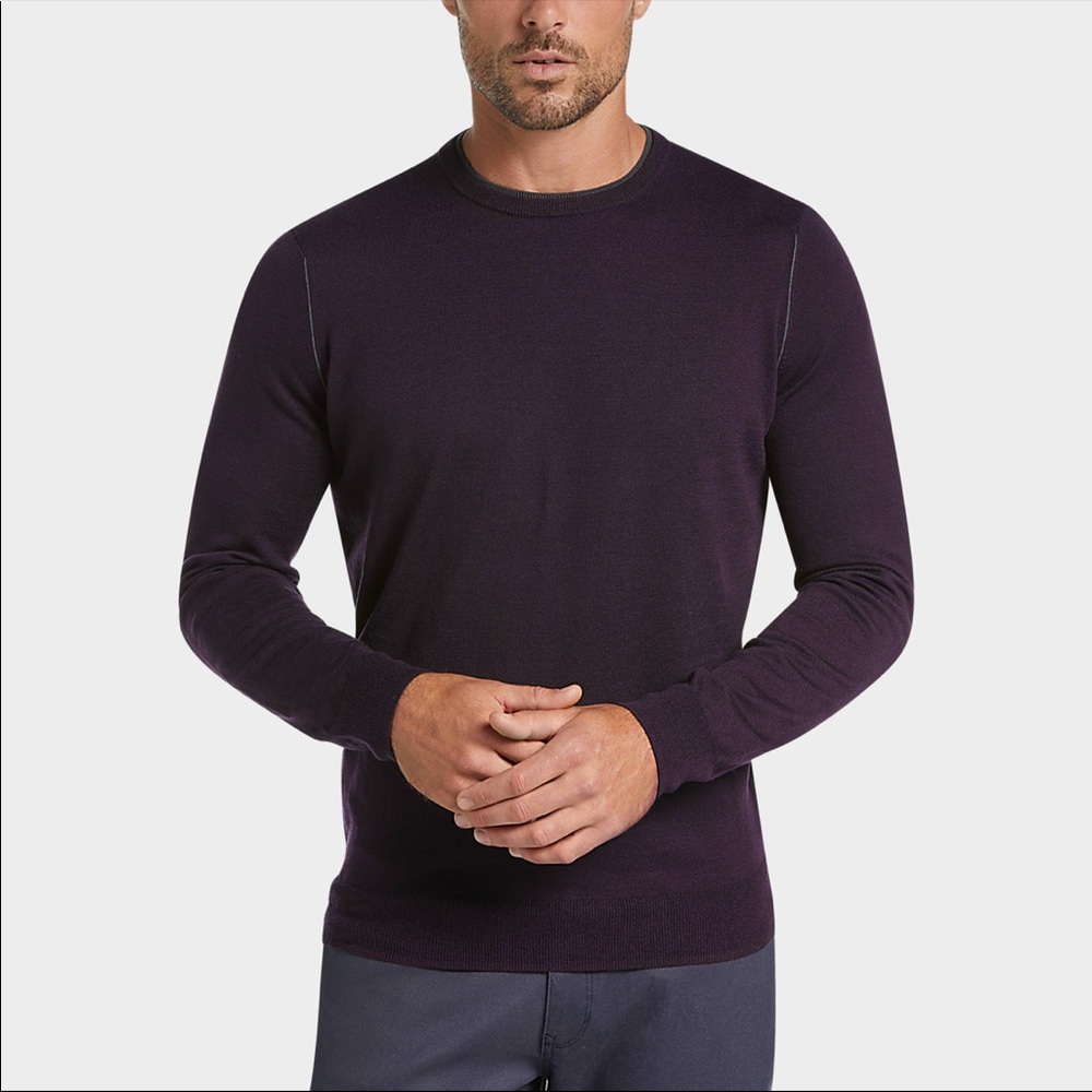 Men’s medium plum sweater! NWT! Joseph Abboud.